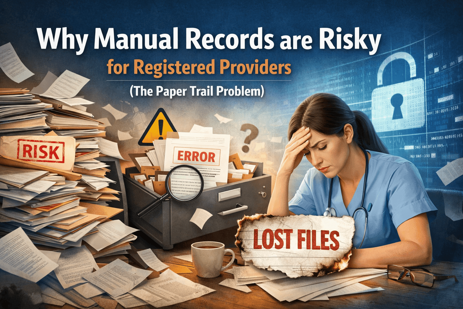 Why Manual Records are Risky for Registered Providers (The Paper Trail Problem)